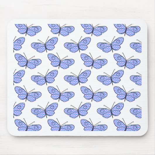 Kosmisches Schmetterlingsmuster Mousepad (Vorne)