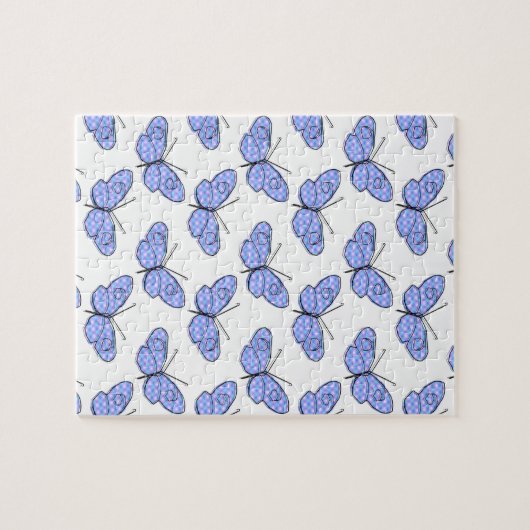 Kosmisches Schmetterlingsmuster Puzzle (Horizontal)