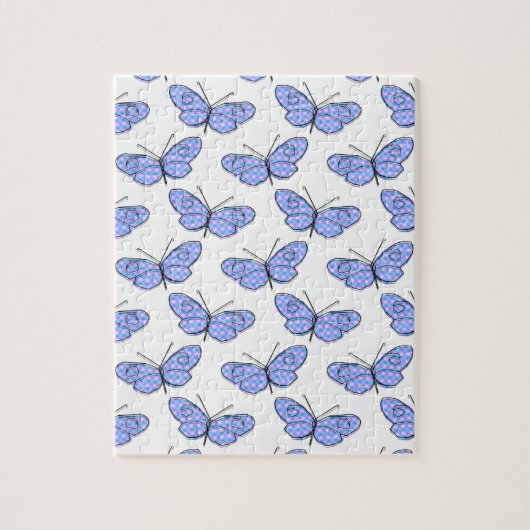 Kosmisches Schmetterlingsmuster Puzzle (Vertikal)