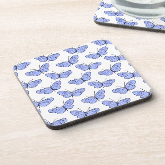 Kosmisches Schmetterlingsmuster Untersetzer (Linke Seite)