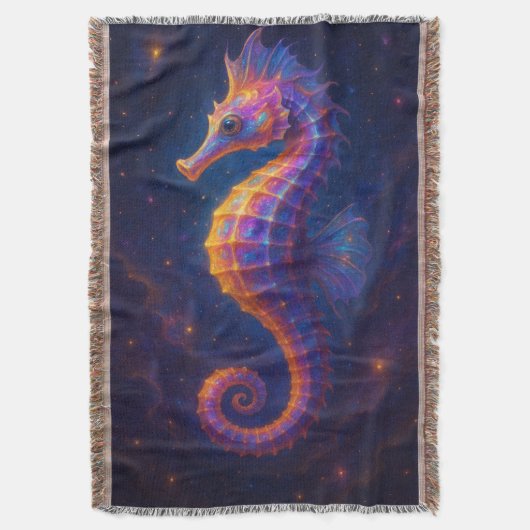 kosmisches Seepferd Decke (Vorderseite Vertikal)