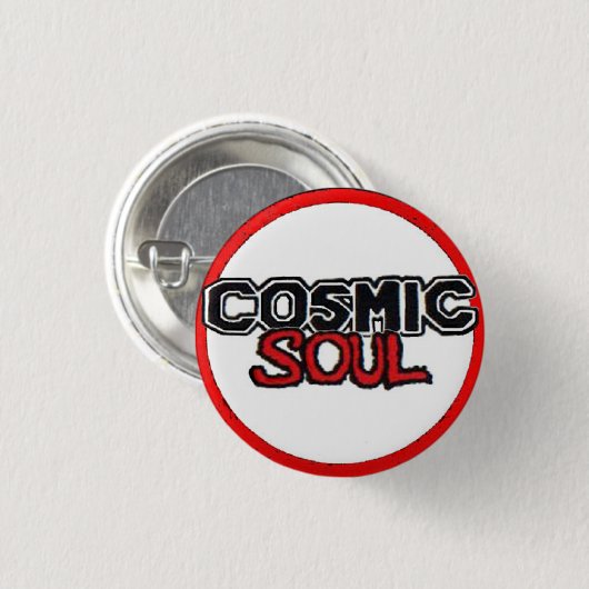 Kosmisches Soul - Rundkreislogo Button (Vorne & Hinten)