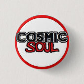 Kosmisches Soul - Rundkreislogo Button (Vorderseite)