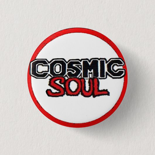 Kosmisches Soul - Rundkreislogo Button (Vorderseite)