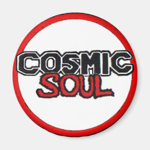 Kosmisches Soul - Rundkreislogo Magnet
