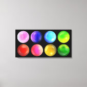 Kosmisches Spektrum - Landschaft der Orb-Serie Leinwanddruck (Vorderseite)