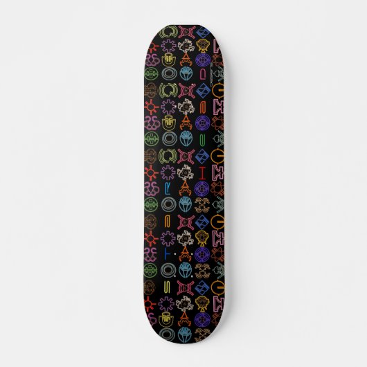 Kosmisches Symbol-Skateboard Skateboard (Vorne)