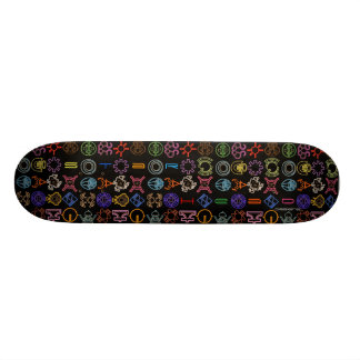 Kosmisches Symbol-Skateboard Skateboard