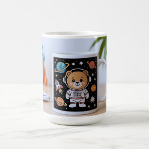 Kosmisches Teddy-Abenteuer Kaffeetasse