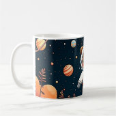 Kosmisches Teddy-Abenteuer Kaffeetasse (Links)