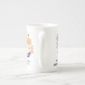 Kosmisches Trink Bone China Tasse der Liebe & Leid (Rückseite)