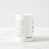 Kosmisches Trink Bone China Tasse der Liebe & Leid (Vorderseite)