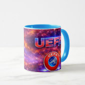 kosmisches UEFA-Banner Tasse (VorderseiteRechts)