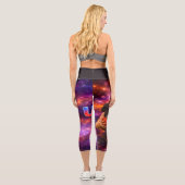 Kosmisches UEFA Capri Leggings (Rückseite)