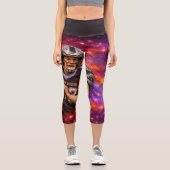 Kosmisches UEFA Capri Leggings (Vorderseite)