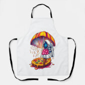 Kosmisches Verlangen - Astronautenstraum Schürze (Vorderseite)