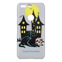 Kosmisches Wächter-Himmels-Katzen-iPhone-Case