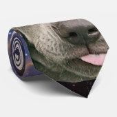 Kosmisches Weimaraner in der Raum-Krawatte Krawatte (Gerollt)