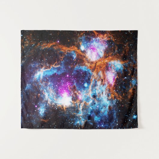 kosmisches Winter-Medium Wandteppich (Vorderseite (Horizontal))