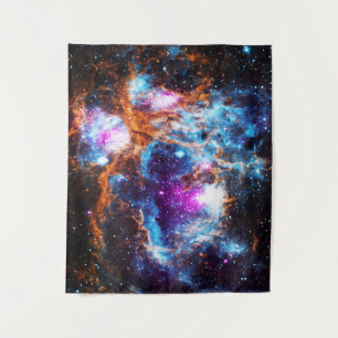 kosmisches Winter-Medium Wandteppich