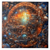 kosmisches Wunder Fliese (Vorderseite)