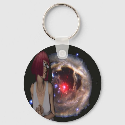 kosmisches Wunder Schlüsselanhänger (Vorderseite)