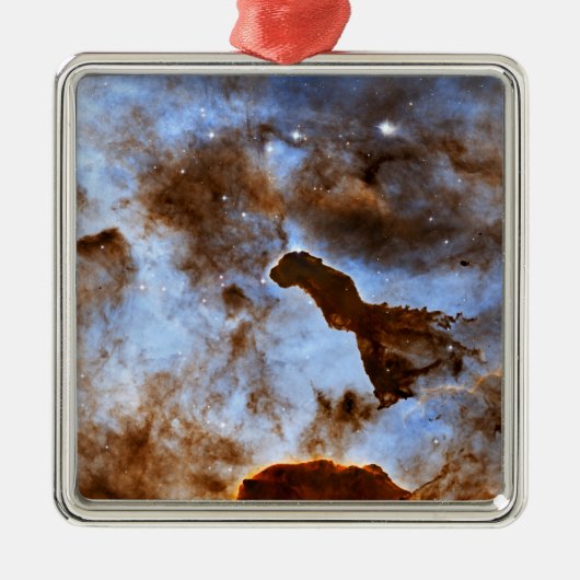 Kosmolisches Eis Ornament Aus Metall (Vorne)
