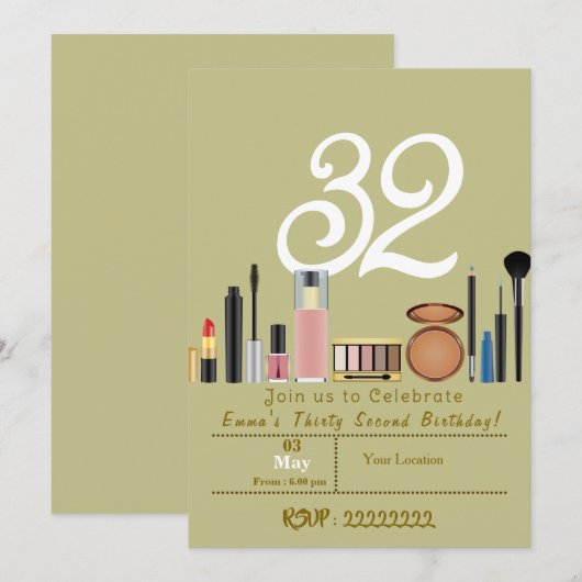 Kosmologe Einladung (Vorne/Hinten)