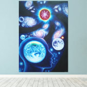 Kosmologie Leinwanddruck (Insitu (Holzboden))