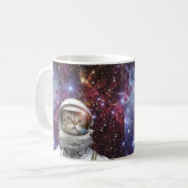 Kosmonaukatze Kaffeetasse (Vorderseite Links)