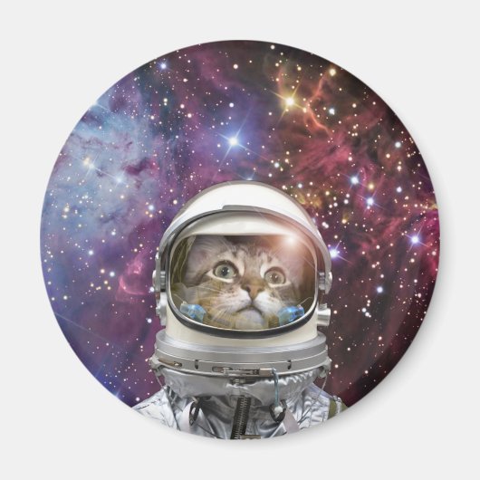 Kosmonaukatze Magnet (Vorne)