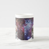 Kosmonaukatze Porzellantasse (Vorderseite)