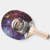 Kosmonaukatze Tischtennis Schläger (Seitenansicht)