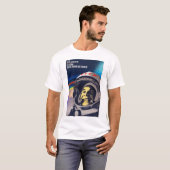 Kosmonaut Day YURI GAGARIN sowjetisches Raumfahrtp T-Shirt (Vorne ganz)