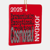 Kosmonaut Extraordinaire CUSTOM Keramikornament (Rechts)