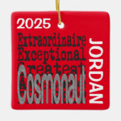 Kosmonaut Extraordinaire CUSTOM Keramikornament (Vorderseite)