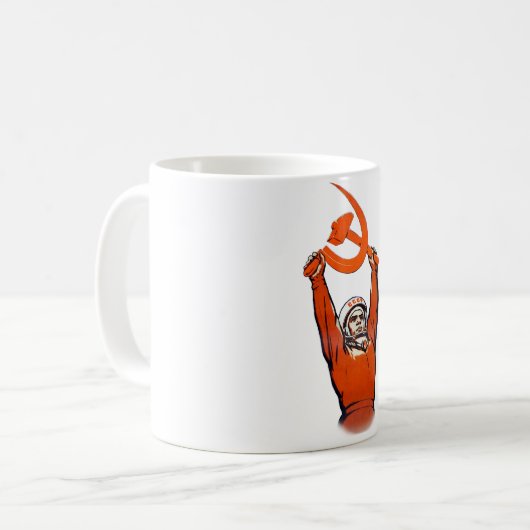 Kosmonaut Kaffeetasse (Vorderseite Links)