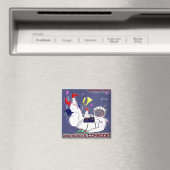 Kosmonaut Radio Magnet Arbeit härter Kamerad (In Situ (Geschirrspüler))