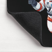 Kosmonaut schwebt im Weltraum Mousepad (Ecke)