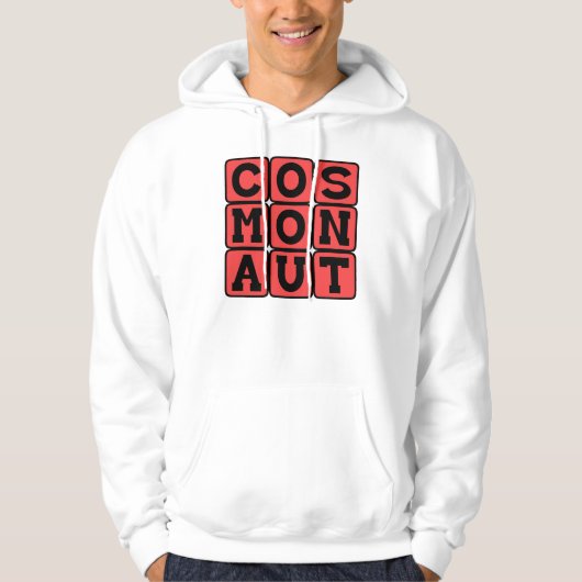 Kosmonaut, sowjetischer Astronaut Hoodie (Vorderseite)