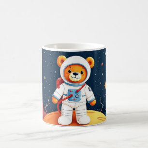 Kosmonaut Teddy Glowscape Kaffeetasse
