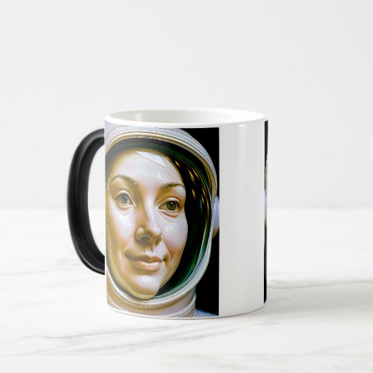 Kosmonaut Verwandlungstasse (Vorderseite Links)