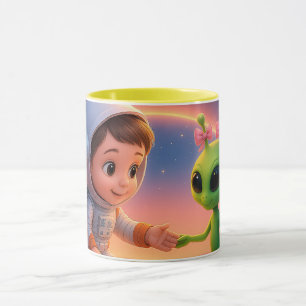 Kosmonautentochter und Außerirdischer Tasse