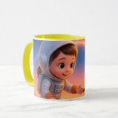 Kosmonautentochter und Außerirdischer Tasse (Vorderseite Links)