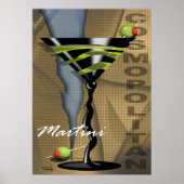 Kosmopolit Martini | Art Deko (Vorne)
