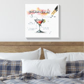 kosmopolitisch leinwanddruck (Insitu (Schlafzimmer))