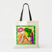 Kosmopolitischer Pop Art GIFT MAKEUP AVON Tragetasche (Vorne)