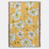 Kosmos, Aquarell, nahtlos, Blumenmuster. Decke (Vorderseite Vertikal)