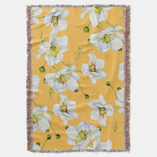 Kosmos, Aquarell, nahtlos, Blumenmuster. Decke (Vorderseite Vertikal)