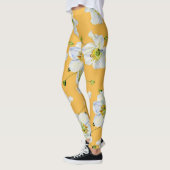 Kosmos, Aquarell, nahtlos, Blumenmuster. Leggings (Links)
